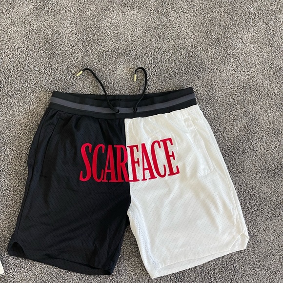 Scarface Thick Mens Mesh Shorts Size Large (NWOT)